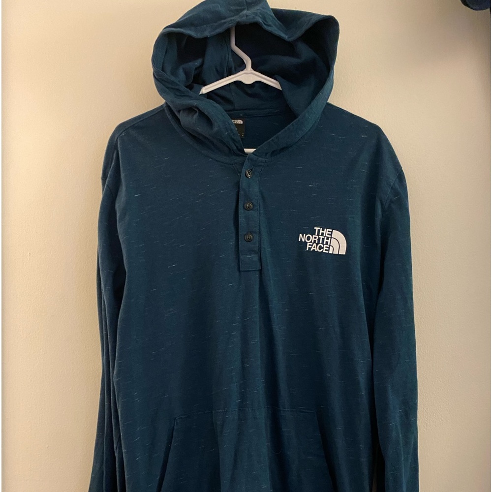 The North Face Blue Long Sleeve Hoodie